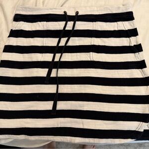 Striped Black and White Skirt